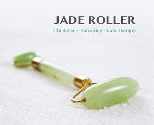 Arishine Anti Aging Jade Roller For Face Therapy 100% Natural Jade Facial Roller Double Neck Healing Slimming