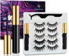 3D 5D Magnetic Eyelashes 5 Different Pairs and Magnetic Eyeliner Kit with Applicator