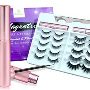 Eyelash Growth Serum & Magnetic Eyelashes With Eyeliner Kit